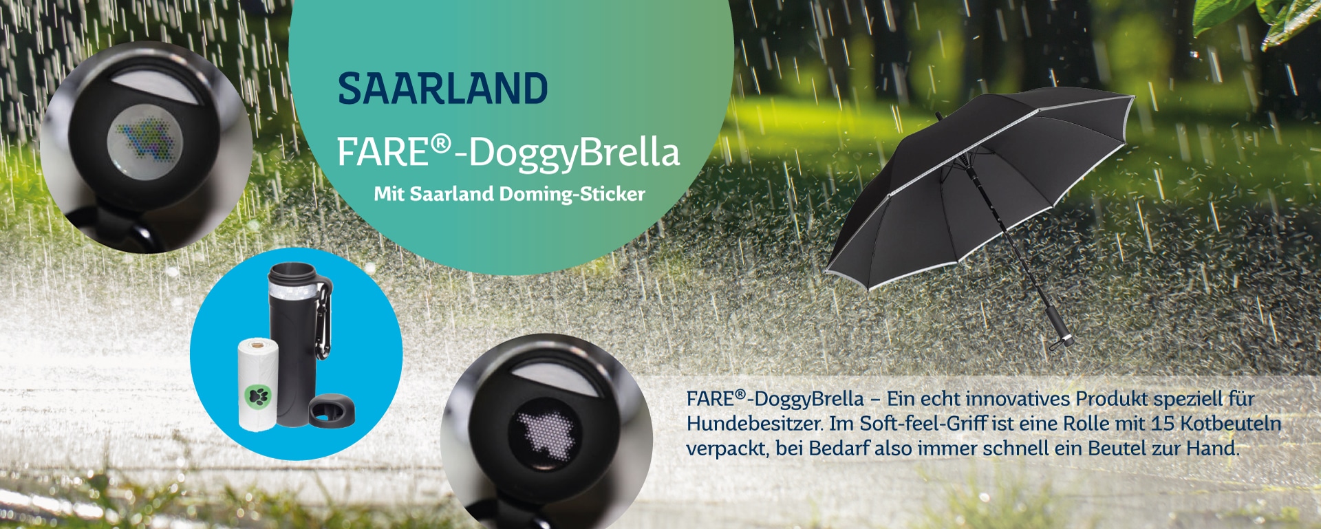 FARE®-DoggyBrella Regenschirm