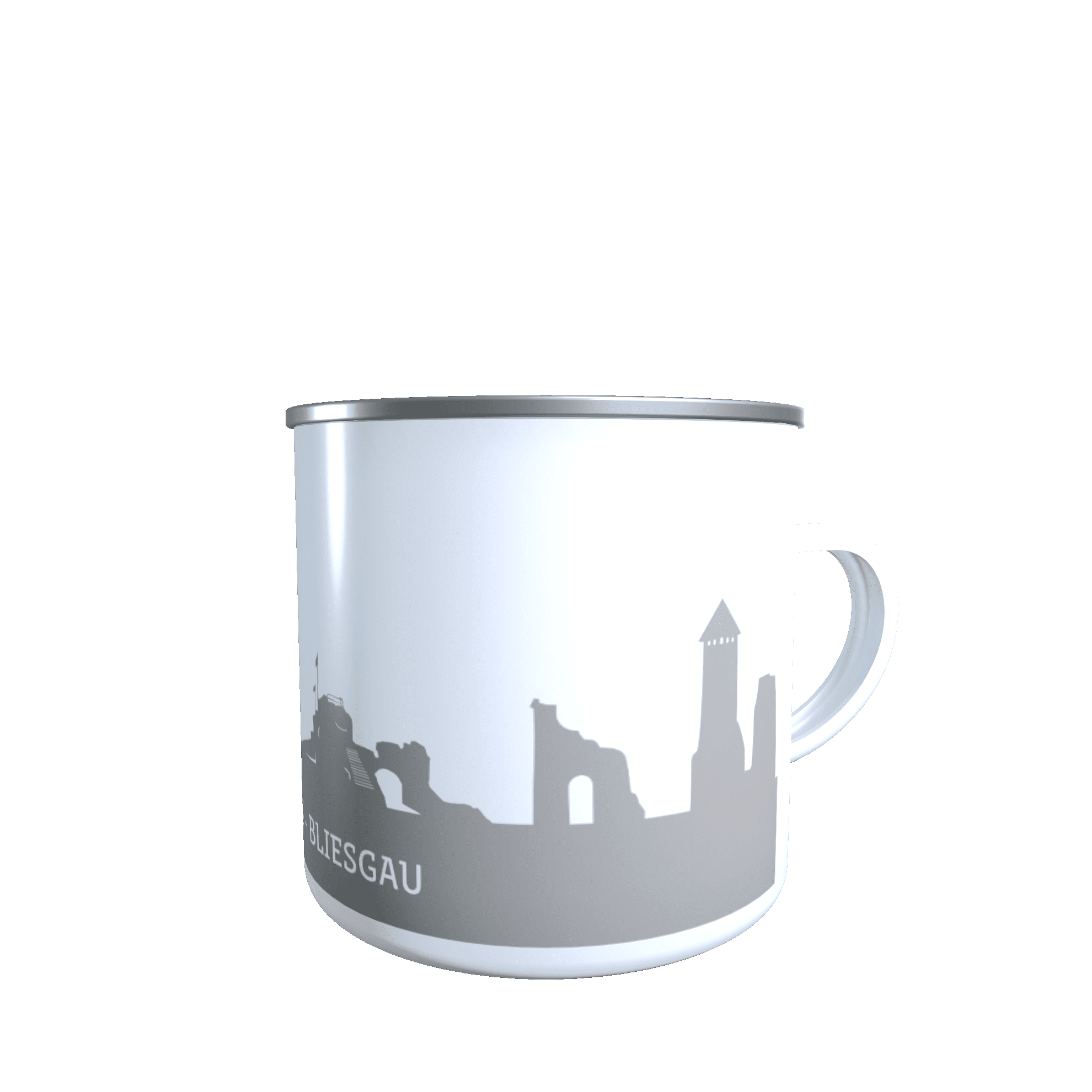 Emaille-Tasse Homburg-Bliesgau