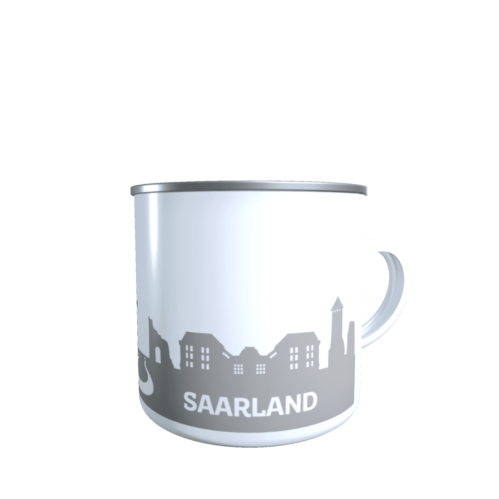 Emaille-Tasse Saarland 1