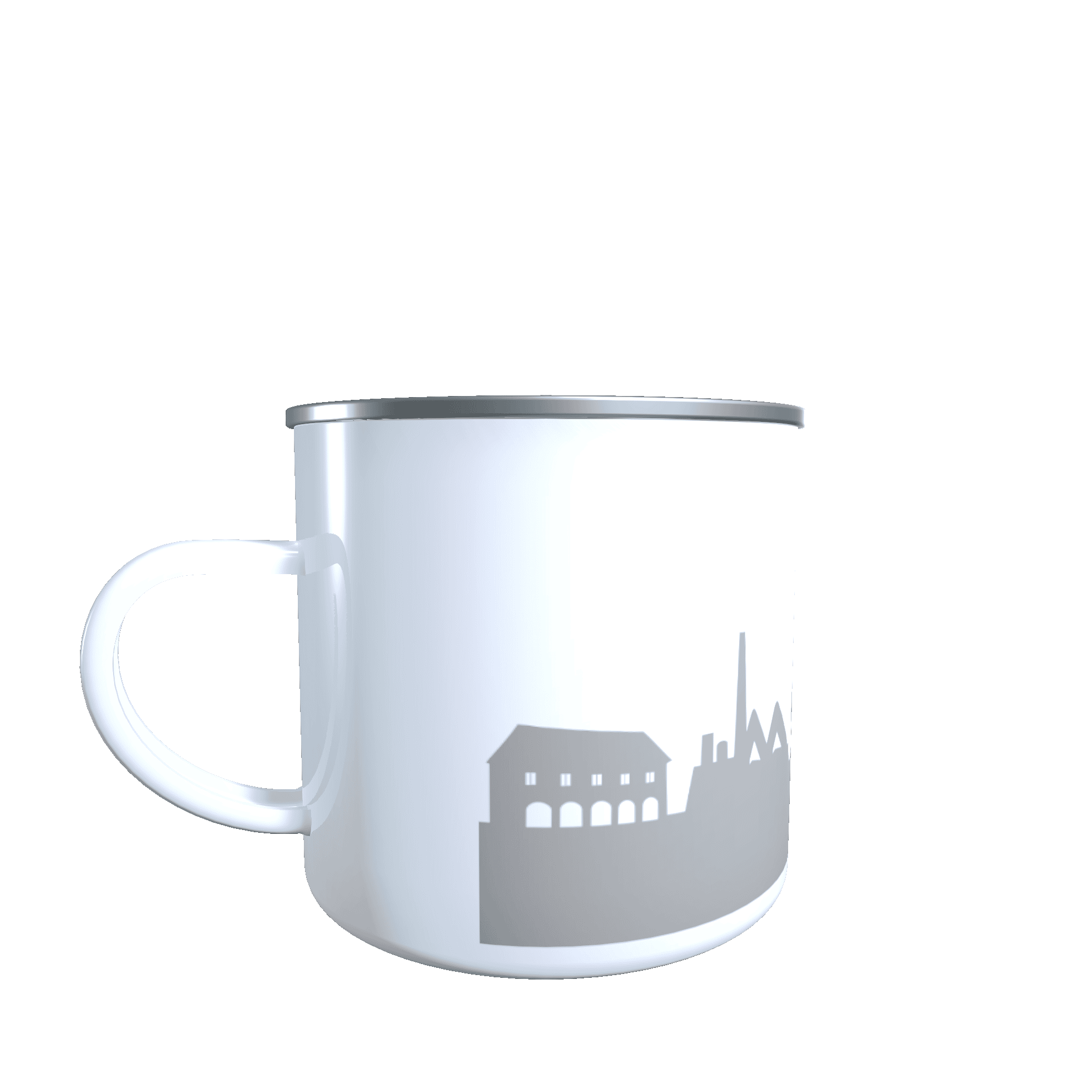 Emaille-Tasse Saarland 1