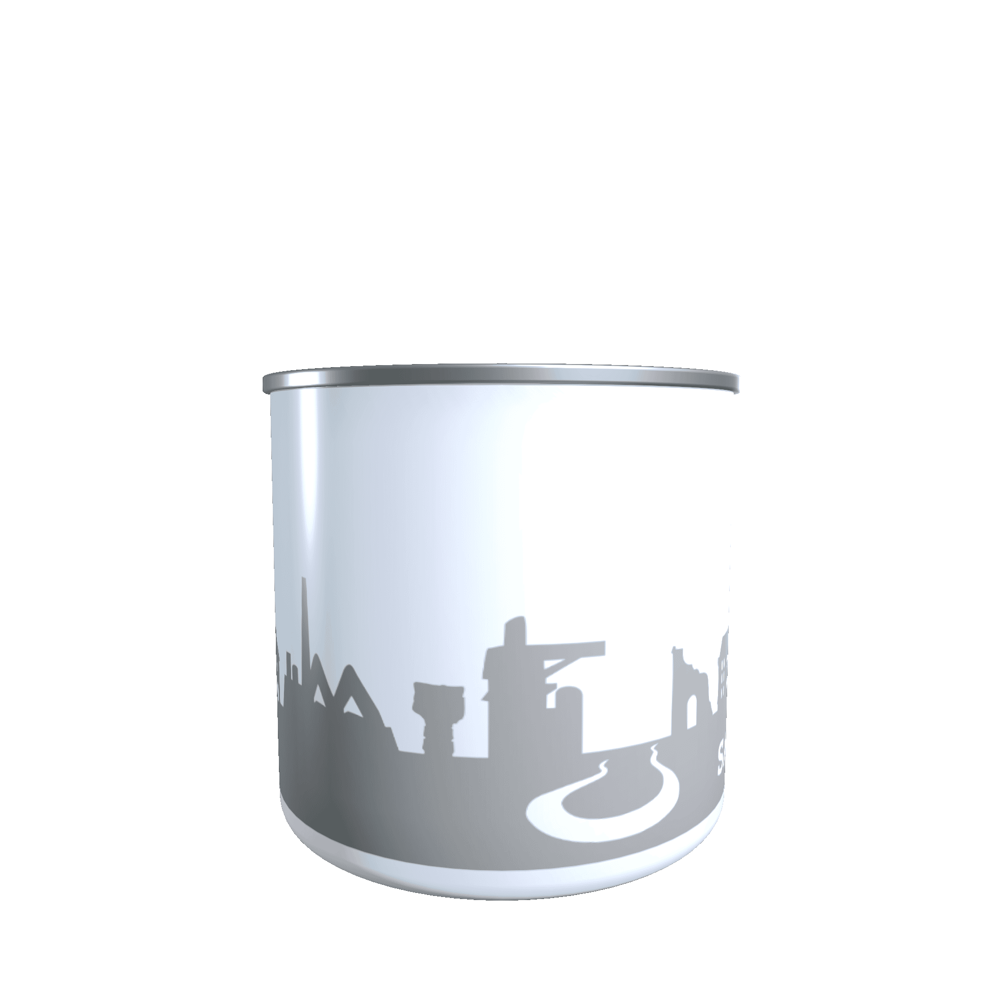 Emaille-Tasse Saarland 1