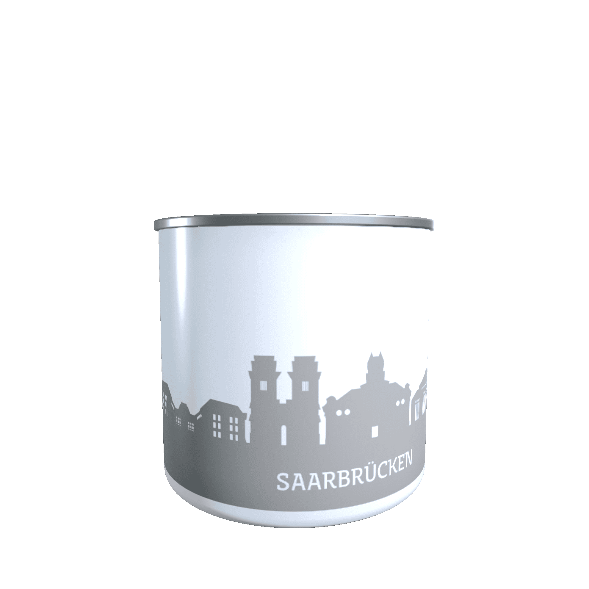 Emaille-Tasse Saarbrücken 1