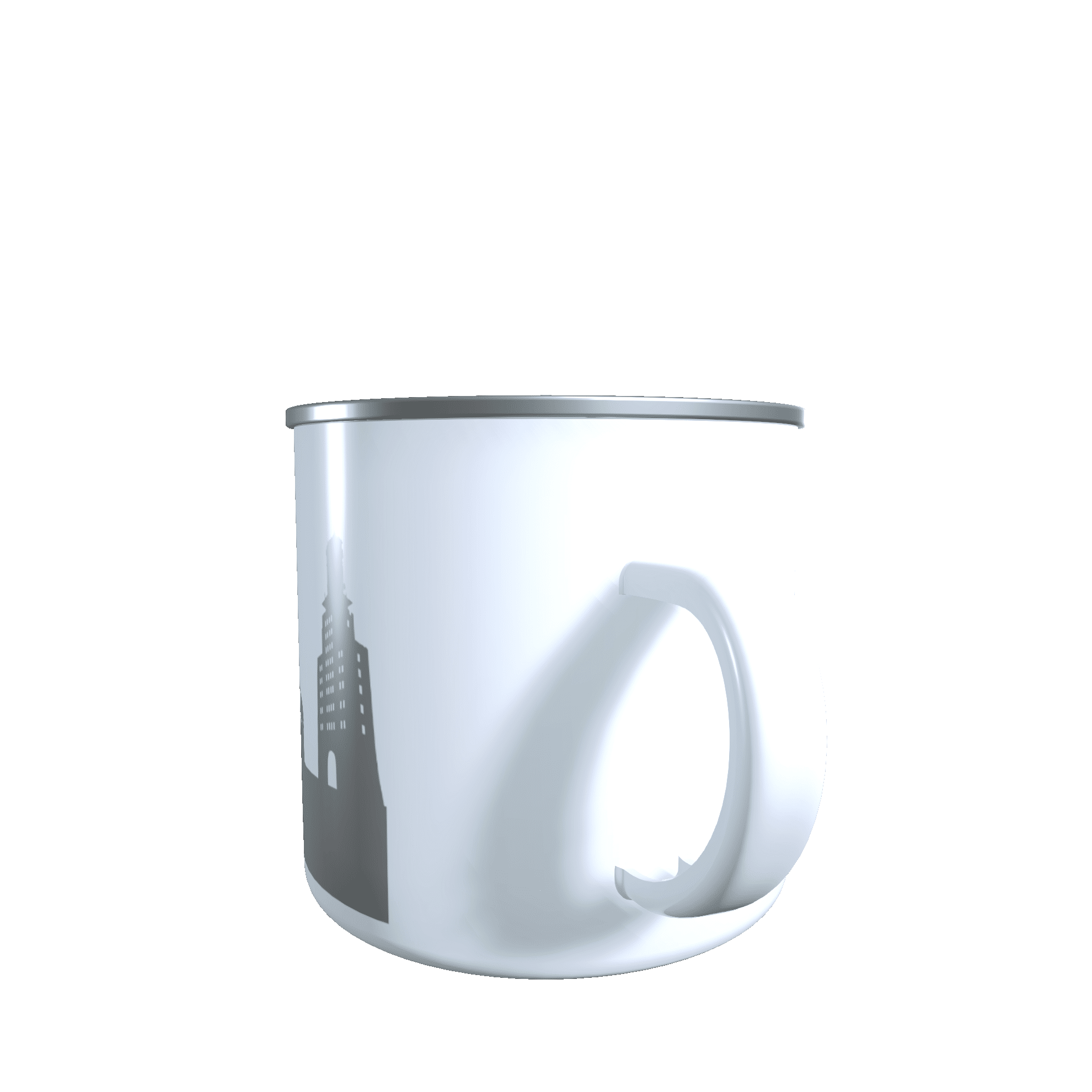 Emaille_WND_grau_Left Emaille-Tasse Sankt Wendel