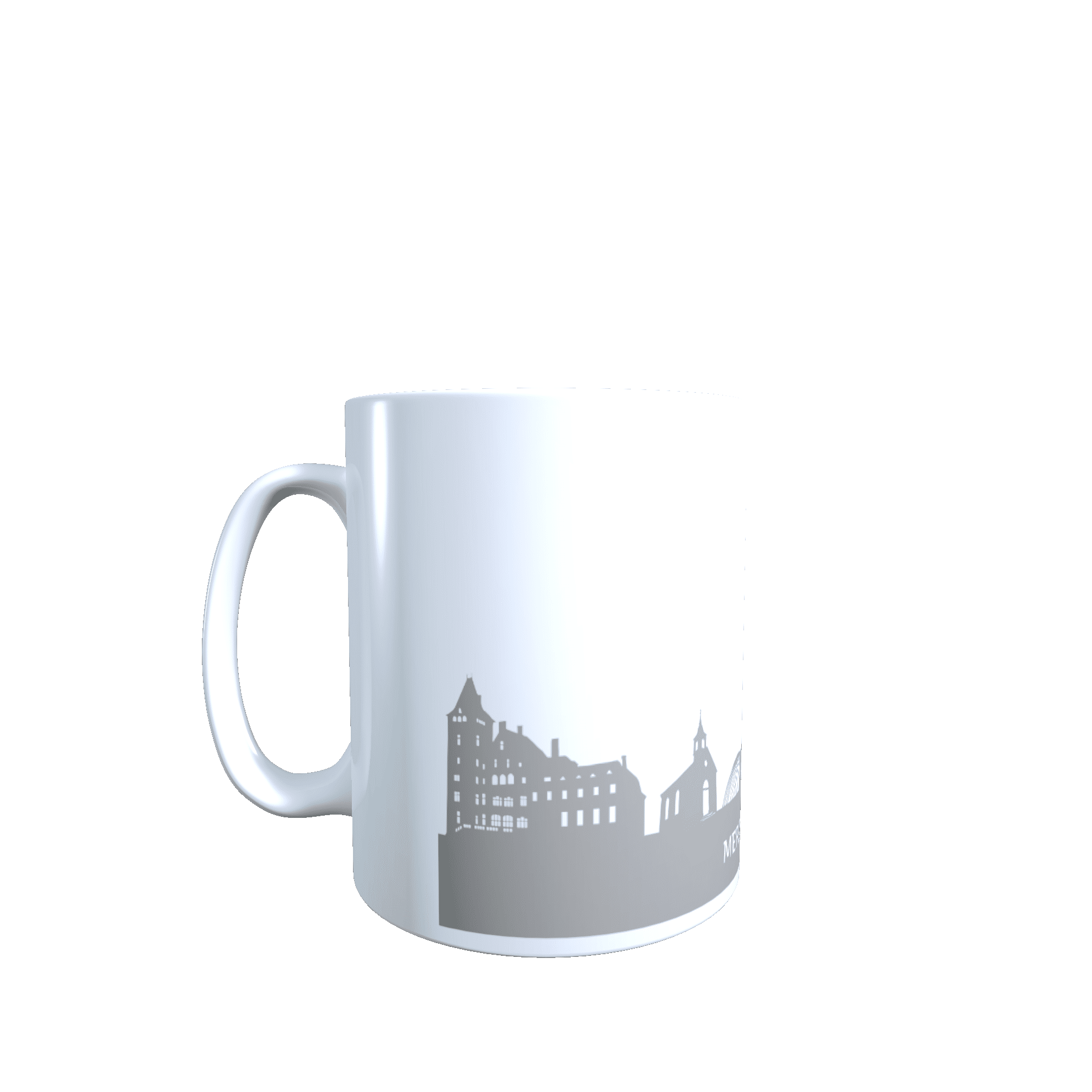 Hochglanz-Keramiktasse Merzig-Wadern