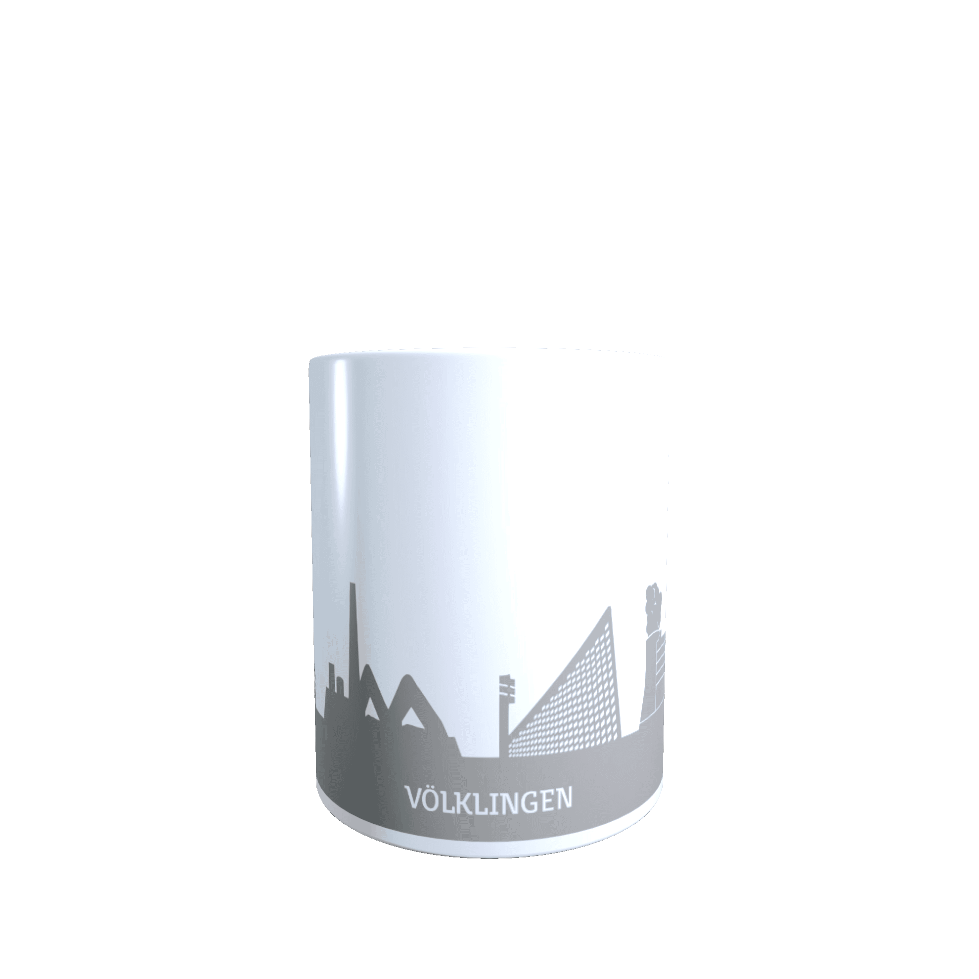 Keramik_VK_grau_Back Hochglanz-Keramiktasse Region Völklingen