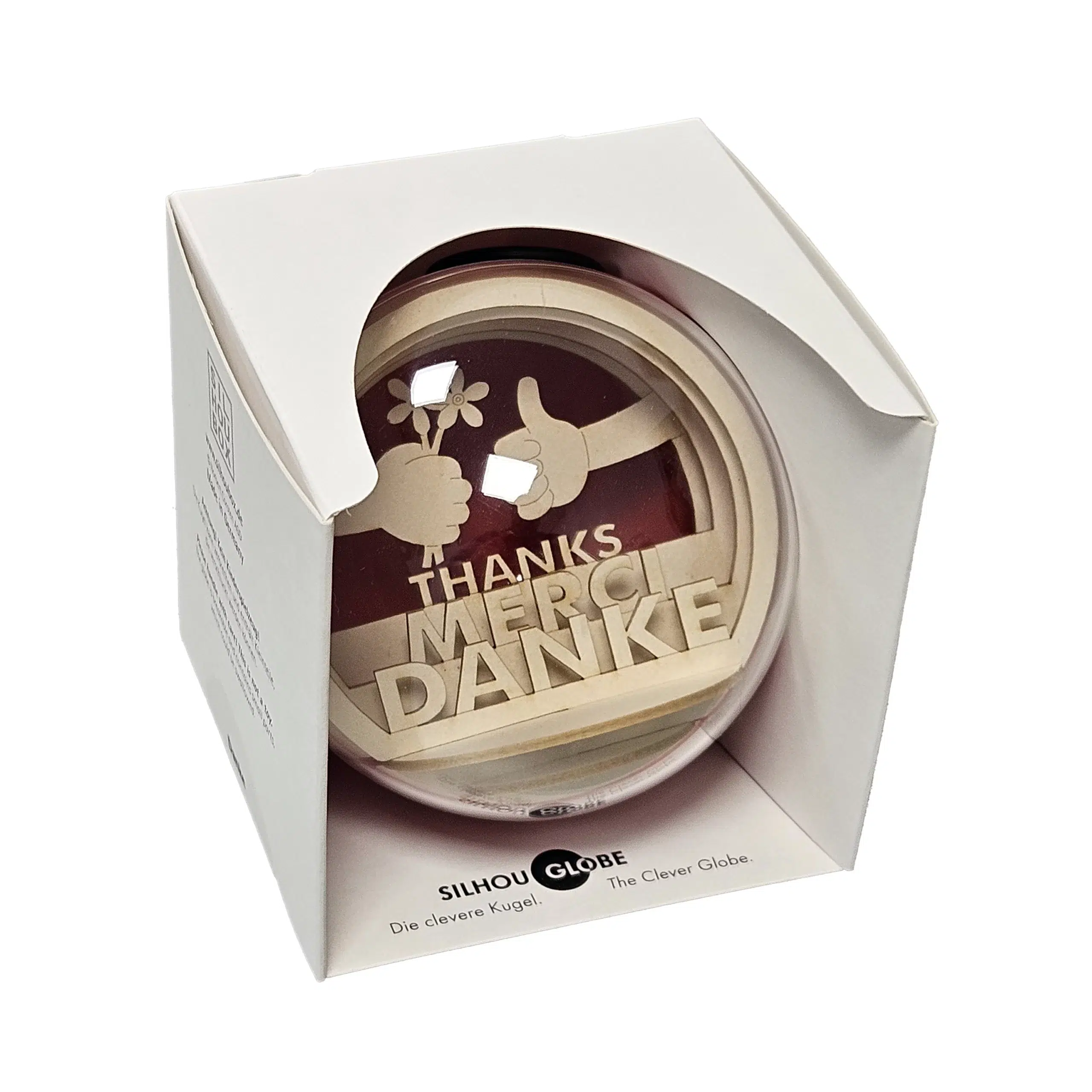Silhouglobe_Danke3 So wird Dankesagen zur runden Sache!