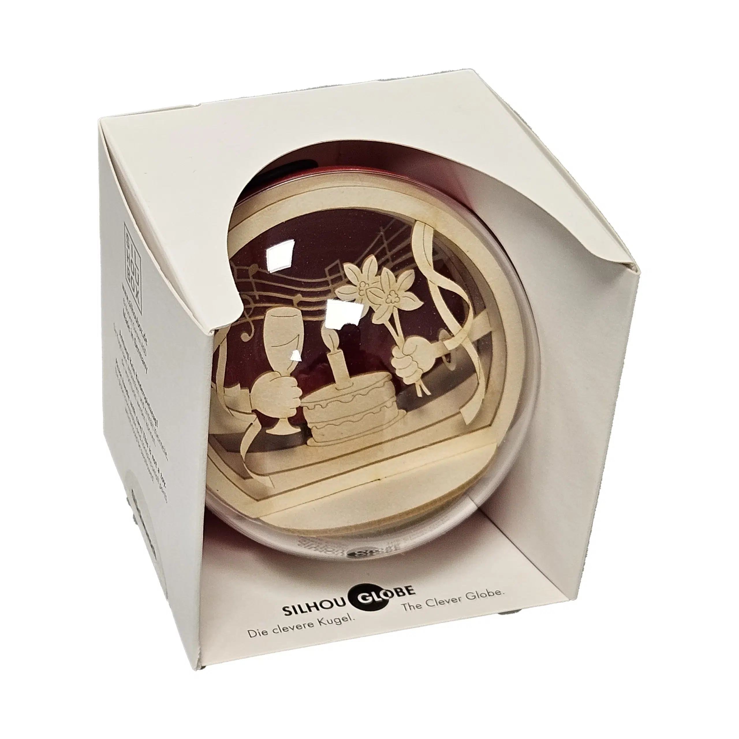 Silhouglobe_Glückwunsch3 Dieser Glückwunsch ist eine richtig runde Sache!