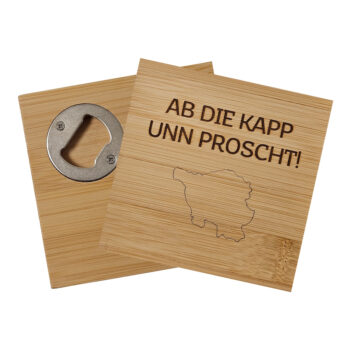 Untersetzer mit Flaschenöffner