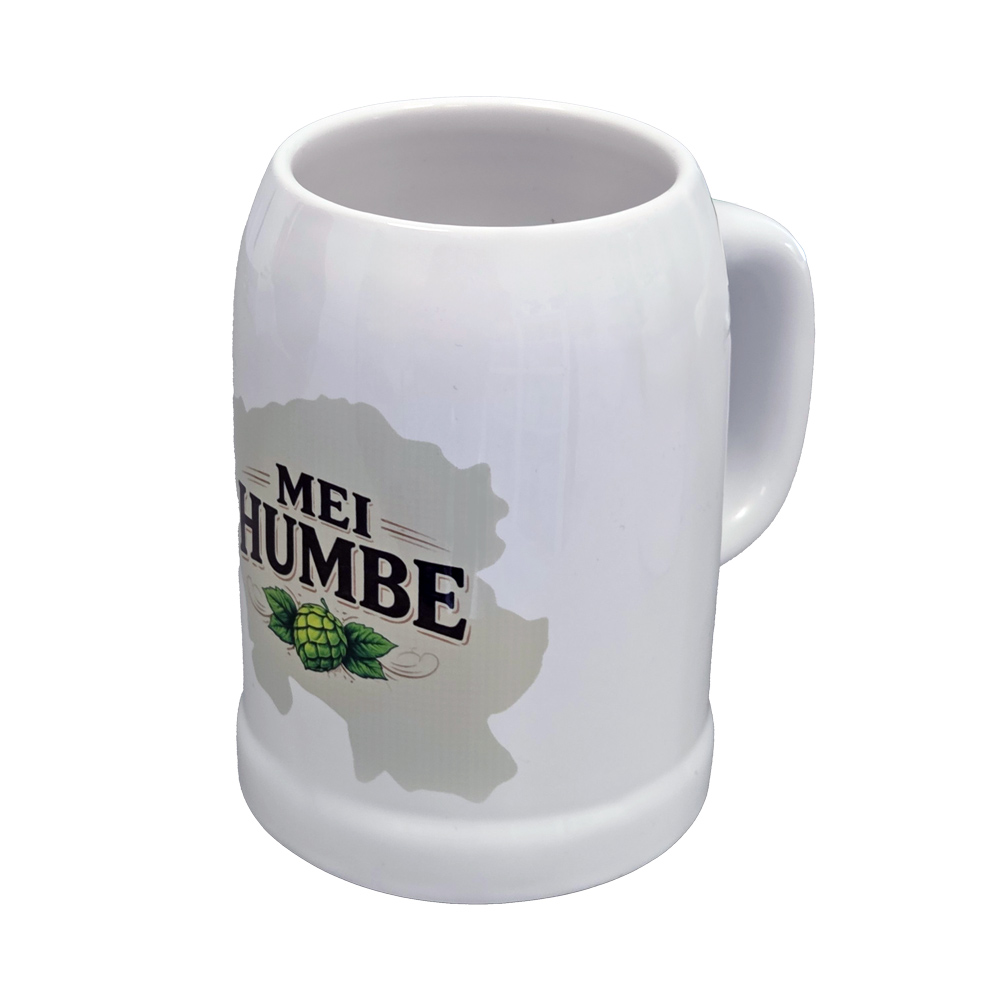 Bierkrug „Mei Humbe“