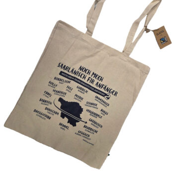 Tasche "Noch meeh Saarlänisch fir Anfänger 2"