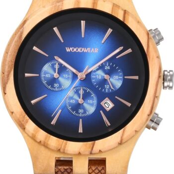 woodwear - Herrenuhr Nachtblau