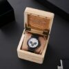 woodwear - Naturzeit - Holz-Chronograph, schwarzer Edelstahl woodwear - Naturzeit - Holz-Chronograph, schwarzer Edelstahl