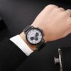 woodwear - Naturzeit - Holz-Chronograph, schwarzer Edelstahl woodwear - Naturzeit - Holz-Chronograph, schwarzer Edelstahl