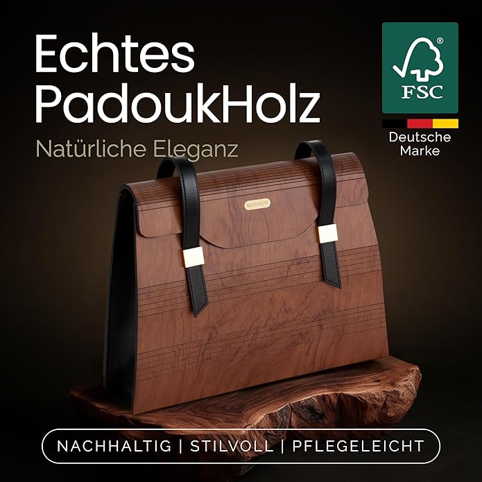 woodwear - Parada Bruma Padauk - Damenhandtasche aus Padauk-Holz woodwear - Parada Bruma Padauk - Damenhandtasche aus Padauk-Holz