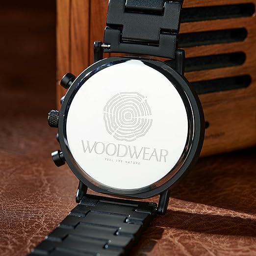 woodwear - Zeitgeist - Stilvoller Herren-Chronograph aus Holz & Edelstahl woodwear - Zeitgeist - Stilvoller Herren-Chronograph aus Holz & Edelstahl