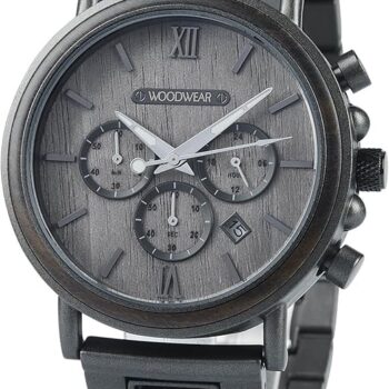 woodwear - Wolfsschatten - Stilvoller Herren-Chronograph