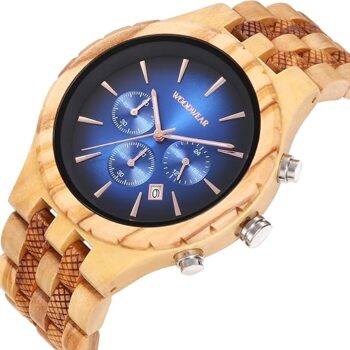 woodwear - Herrenuhr Blau