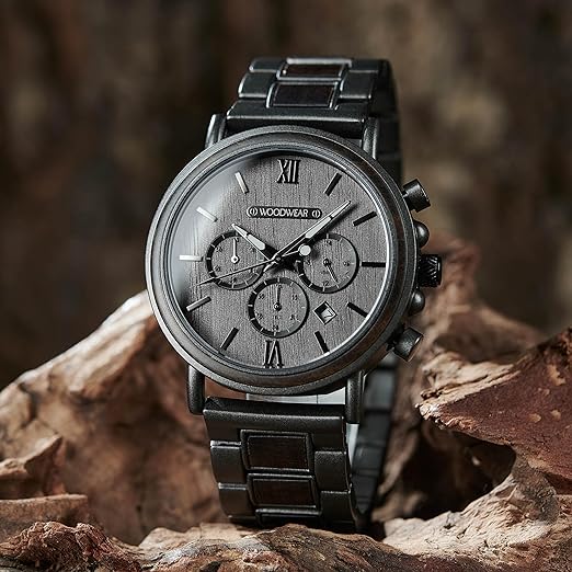 woodwear - Wolfsschatten - Stilvoller Herren-Chronograph